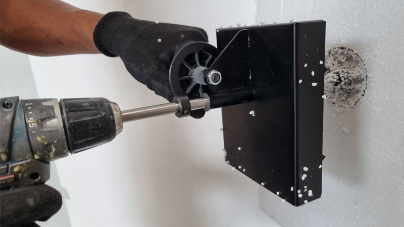 carotatrice per fori tap